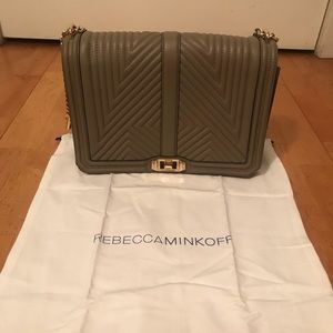 Rebecca Minkoff Chevron Quilted Jumbo Love